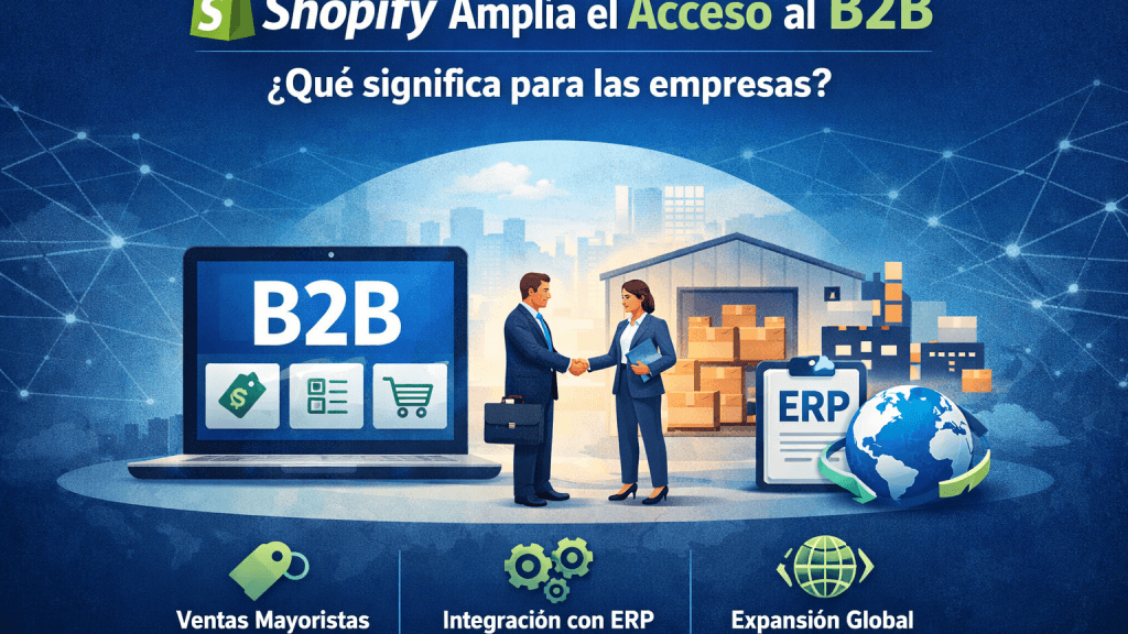 Shopify amplía el acceso al B2B: ¿qué significa?