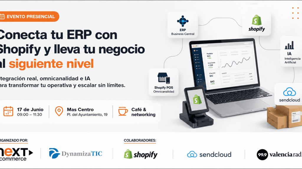 Conecta Microsoft Business Central con Shopify: evento presencial en Valencia