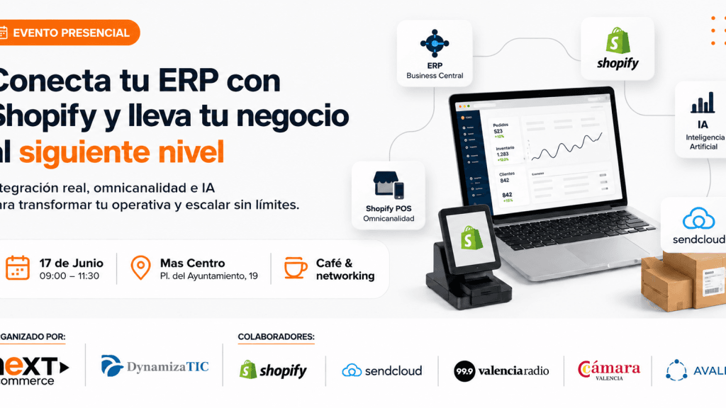 Conecta Microsoft Business Central con Shopify: evento presencial en Valencia