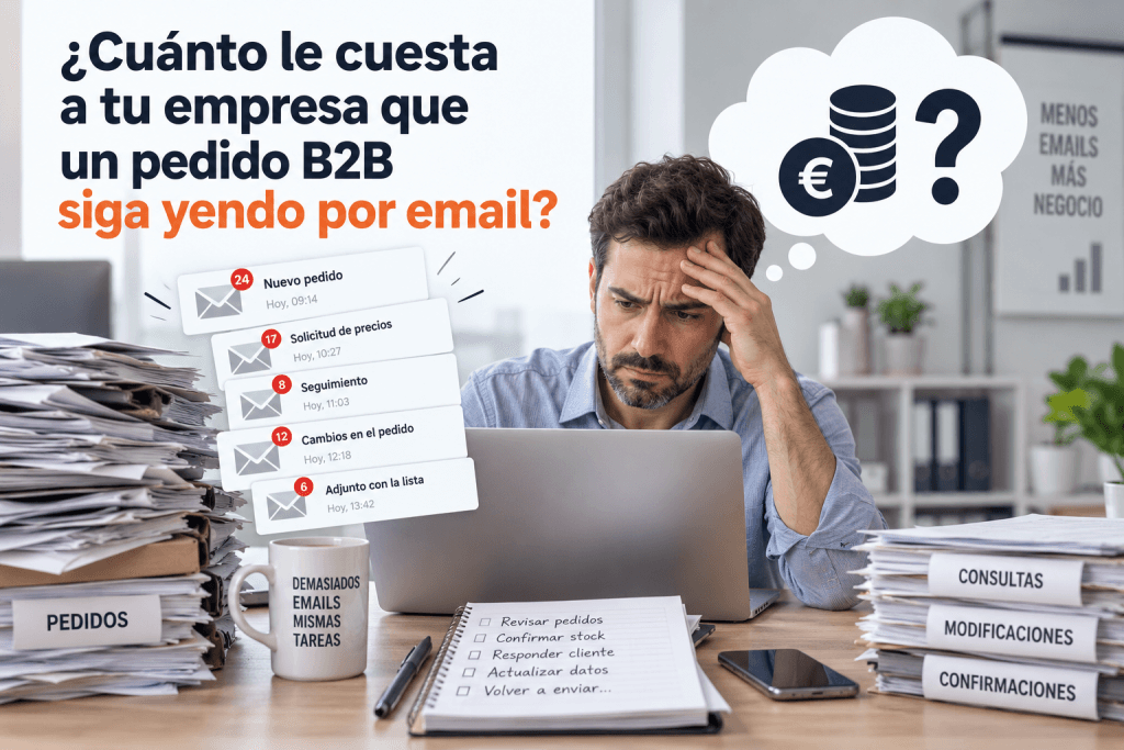 Pedidos B2B por email