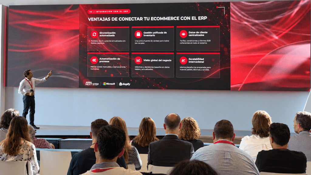 Next eCommerce en AITANA NEXT STEP: Shopify, IA y ERP.